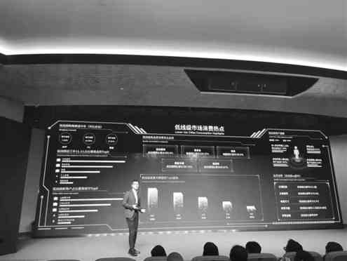 京东大数据研究院首席研究官刘晖在介绍低线级市场消费热点